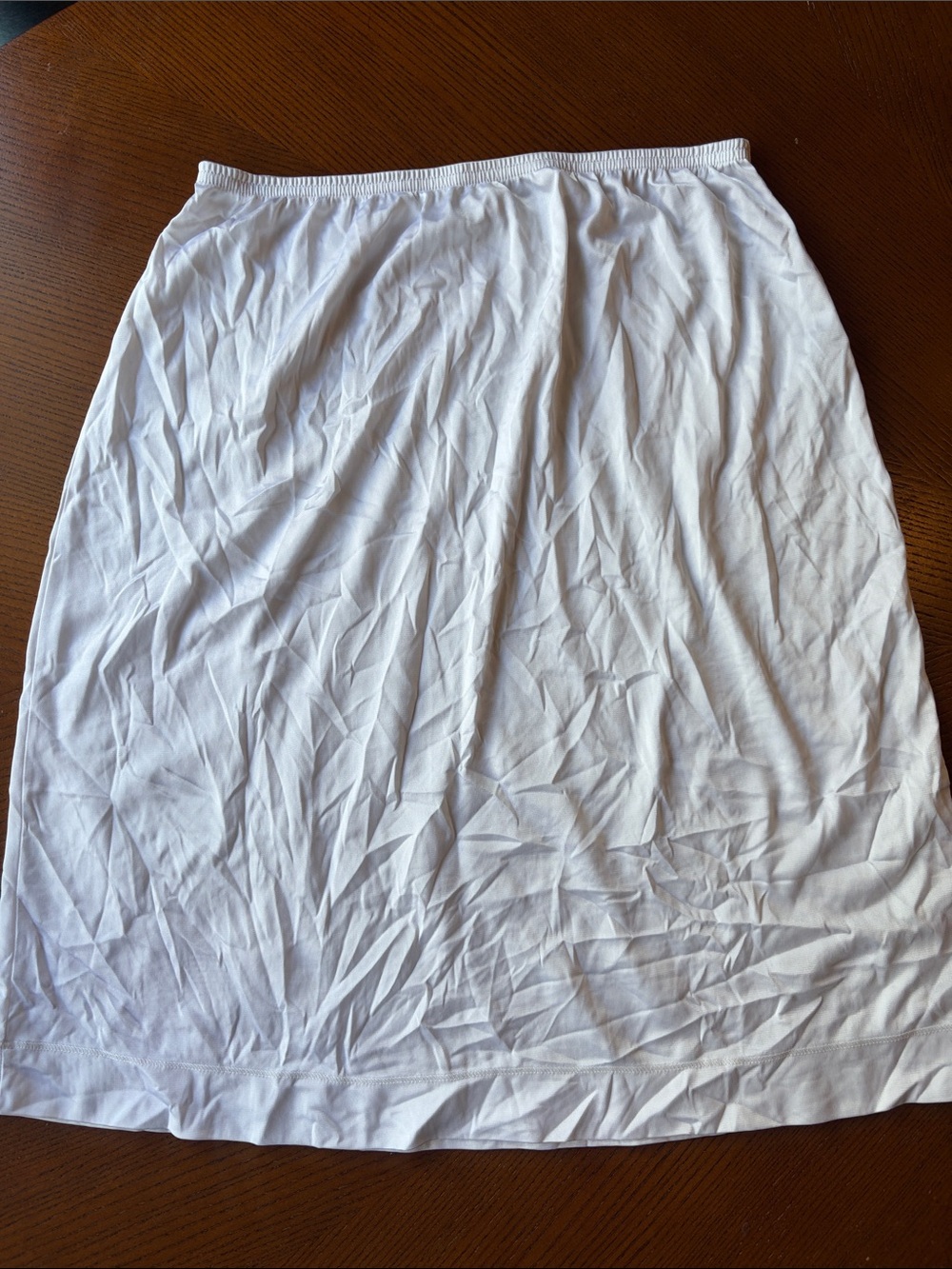 Women's Slip Skirt in white